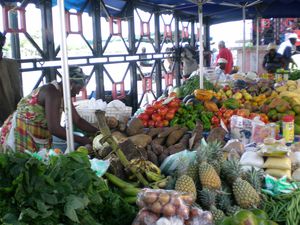 marché de Pointe à Pitre en Guadeloupe