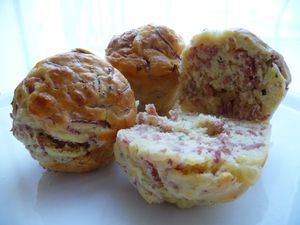 muffins râpé jambon comté (6)