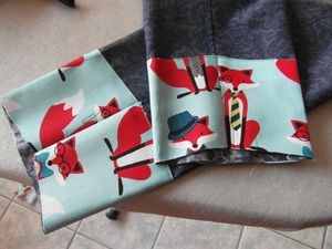 manteau en renard