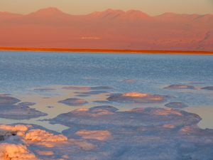 coucher de soleil sur l'Atacama !