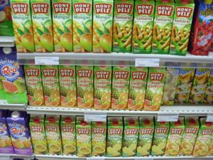 Rayon de supermarché aux Antilles sucre-nectar.jpg