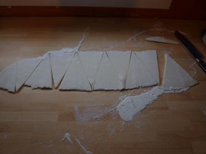 Croissant etape 1