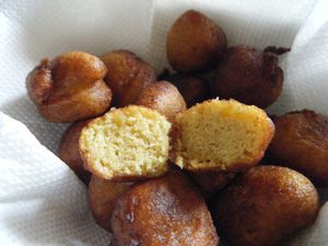 beignet de banane et farine de maïs 2