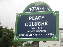 Paris Place Coluche