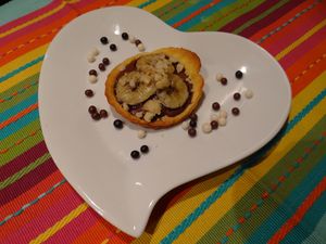 Tartelettes aux bananes et au Nutella