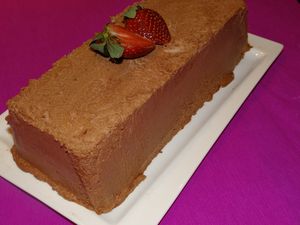 Terrine marquise au chocolat