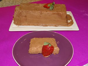 Terrine marquise au chocolat
