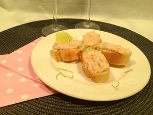 Tendre mousse de crabe