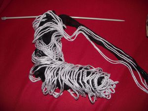comment tricoter une echarpe giralda