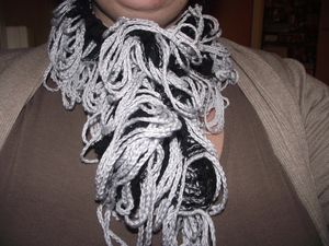 comment tricoter une echarpe giralda