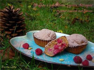 Muffin-framboises-pignons-fraises Perrine Cuisine