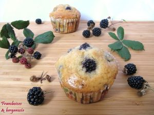 Muffins mures Framboises bergamote