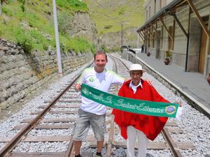 Un ami, fans des verts, fait son tour du monde