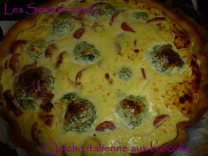 quiche italienne brocolis