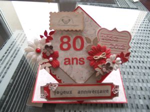 scrapbooking pour anniversaire 80 ans