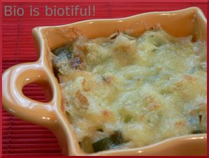 Gratin de ravioles et St Jacques 1