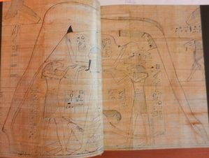 La dea del cielo Nut papiro XXI dinastia 002