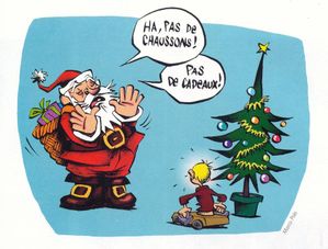 Pas de chaussons, pas de cadeaux