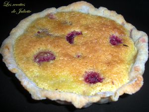 Tarte amandine rhubarbe2