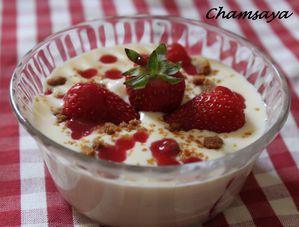 Tiramisu aux fraises et speculoos