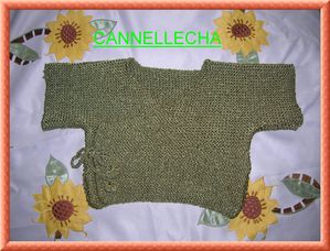 gilet kimono 2 ans de Cannellecha