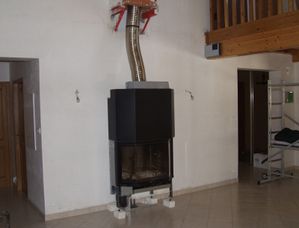 installer un tuyau noir pour la cheminée