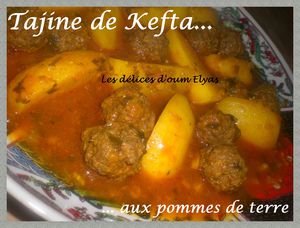 Tajine de Kefta aux pommes de terre (3)