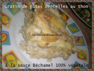 Gratin de pâtes au thon (3)