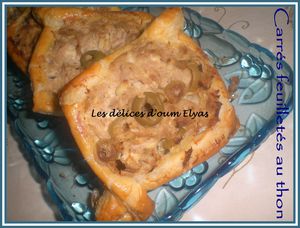 Carrés feuilletés au thon(3)