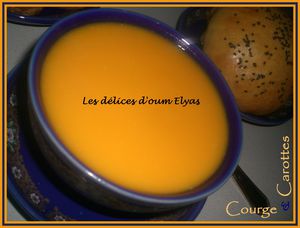 Velouté de courge et de carottes
