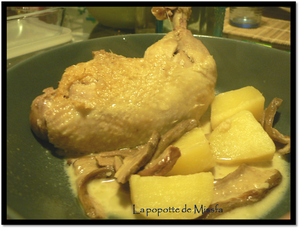 poulet à l'ail
