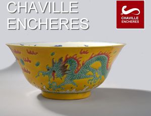 CHAVILLE ENCHERES PORCELAINE CHINE