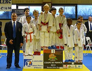 podium equipe pupilles