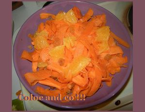 Salade carotte orange