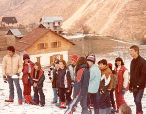 Camp de ski St Etienne de Tiinée Fév.1981 4