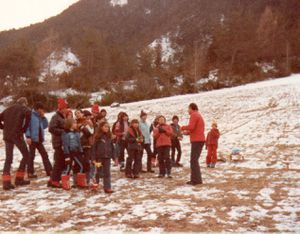 Camp de ski St Etienne de Tiinée Fév.1981 6