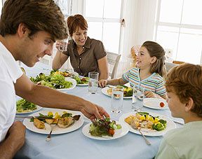 repas famille menu