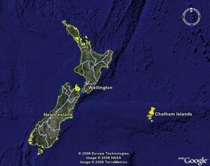 Chatham island - ér. lac Taupo