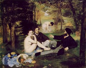 Manet Edouard Le D jeuner sur l Herbe The Picnic 1