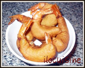 beignets de crevettes