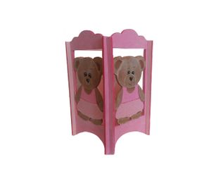 lampe de chevet ours rose 1