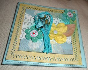 Carte turquoise