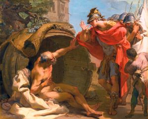Diogène Gaetano Gandolfi - Alexander and Diogenes 1792