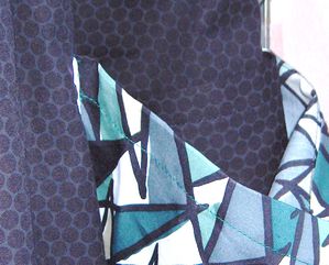 salopette noire et verte, detail poches (2)