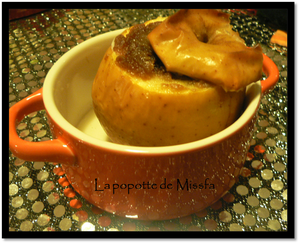 Pomme au four au speculoos