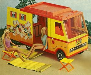 camping car barbie 1980