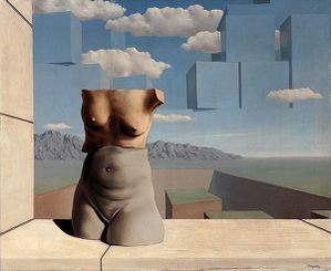 René Magritte, Les Marches de l'été, 1938