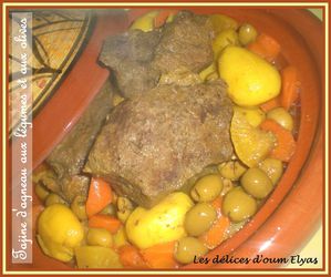 Tajine d'agneau aux légumes et aux olives (2)