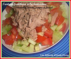 Tartare fraîcheur à la tunisienne