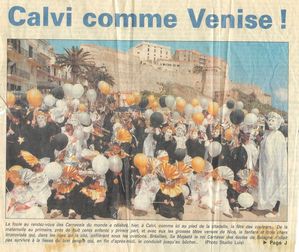 carnaval à Calvi